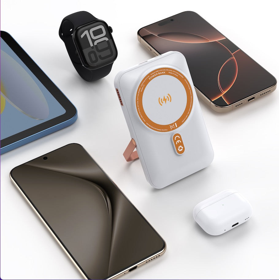 Ylyptech F2 Power Bank(PowerCore 10K),Compact Travel-Ready 10,000mAh Battery Pack with PowerIQ Charging Technology,5V/3A High-Speed Charging for iPhone,iPad,and More (USB-C Input and Output（Black）