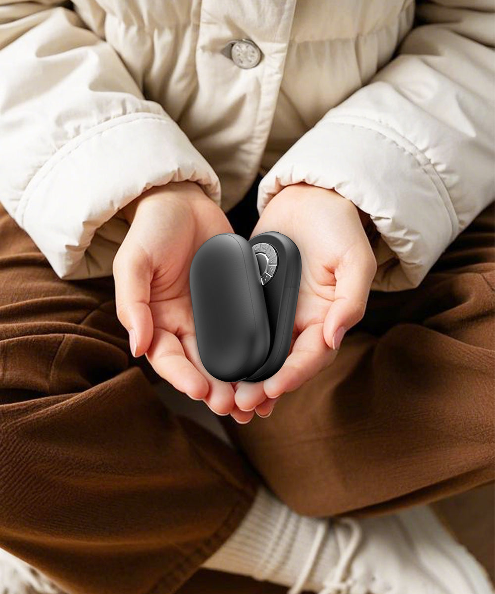 Ylyptech YL119 Hand Warmer(2 Pack Hand Warmers Rechargeable, Portable Electric Hand Warmers Reusable, USB 2 in 1 Handwarmers, Outdoor/Indoor/Warm Gifts for Men Women Kids
