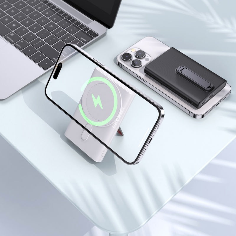 Ylyptech M5 Power Bank(PowerCore 10K),Compact Travel-Ready 10,000mAh Battery Pack with PowerIQ Charging Technology,5V/3A High-Speed Charging for iPhone,iPad,and More (USB-C Input and Output（Black）