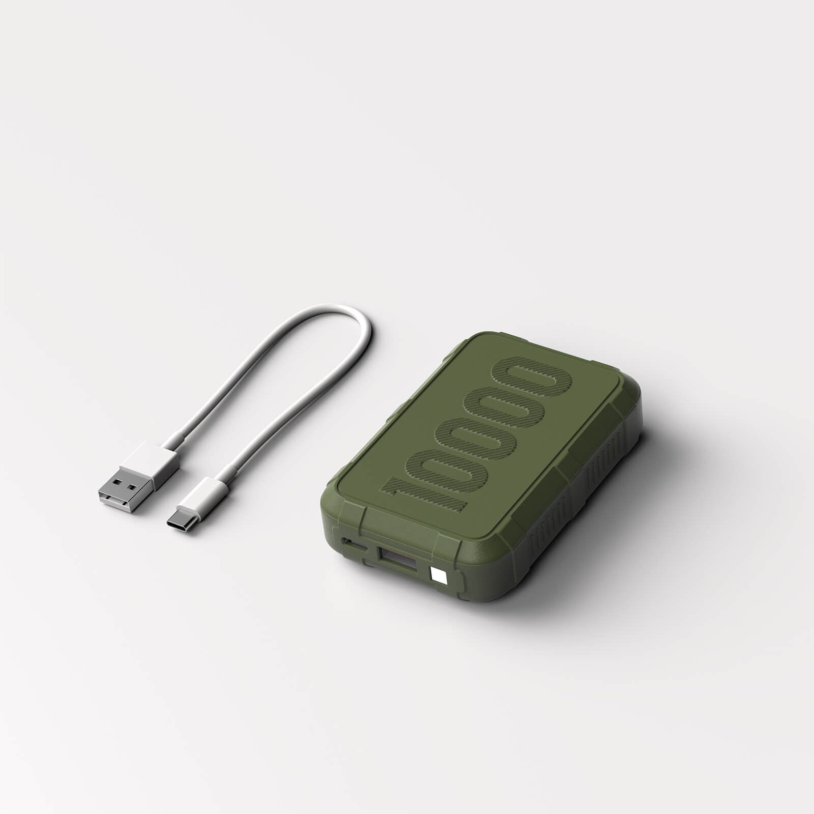 Ylyptech YL311 Power Bank(PowerCore 10K),Compact Travel-Ready 10000mAh Battery Pack with PowerIQ Charging Technology,5V/3A High-Speed Charging for iPhone,iPad,and More (USB-C Input and Output)