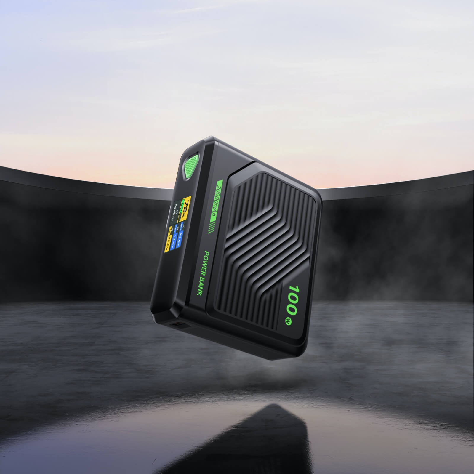 Ylyptech YL999 Power Bank(PowerCore 10K),Compact Travel-Ready 20000mAh Battery Pack with PowerIQ Charging Technology,5V/3A High-Speed Charging for iPhone,iPad,and More (USB-C Input and Output)